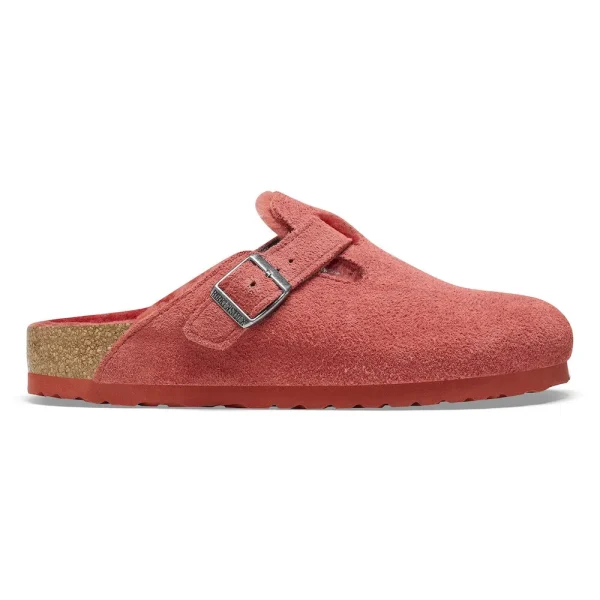 Boston Shearling Suede Leather Sienna Red - Image 7