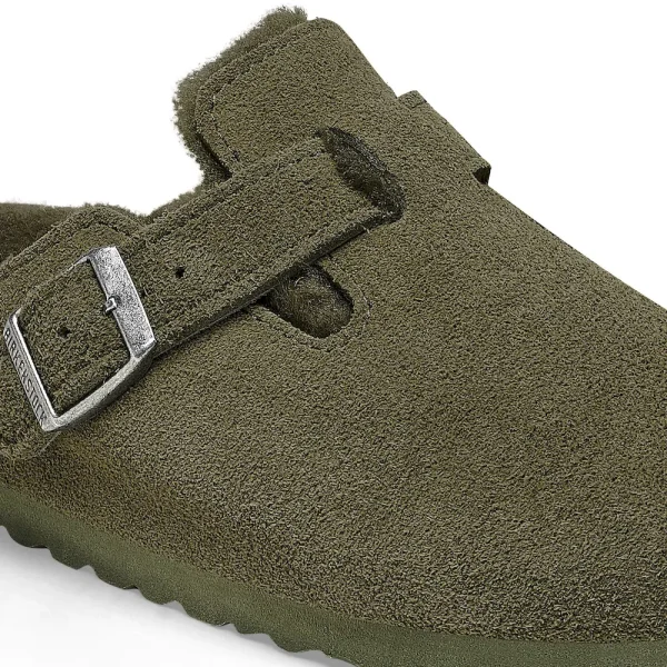 Boston Shearling Suede Leather Thyme - Image 8
