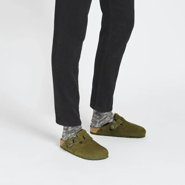 Boston Shearling Suede Leather Thyme - Image 2