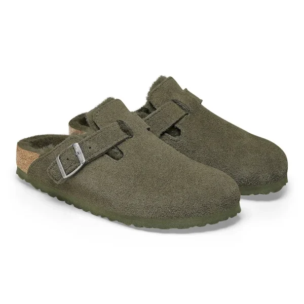 Boston Shearling Suede Leather Thyme - Image 6