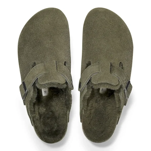 Boston Shearling Suede Leather Thyme - Image 5