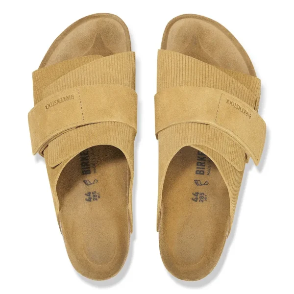 Kyoto Suede Embossed Corduroy Cork Brown - Image 3