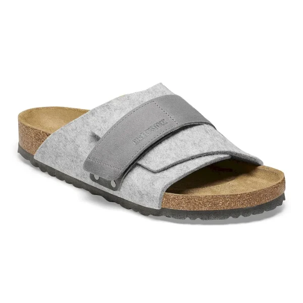 Kyoto Natural Leather-Felt Light Gray