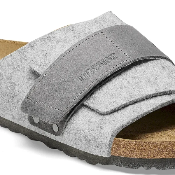 Kyoto Natural Leather-Felt Light Gray - Image 8