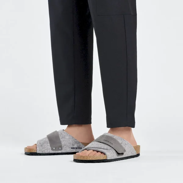 Kyoto Natural Leather-Felt Light Gray - Image 2