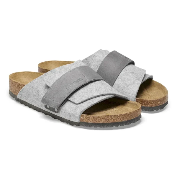 Kyoto Natural Leather-Felt Light Gray - Image 6