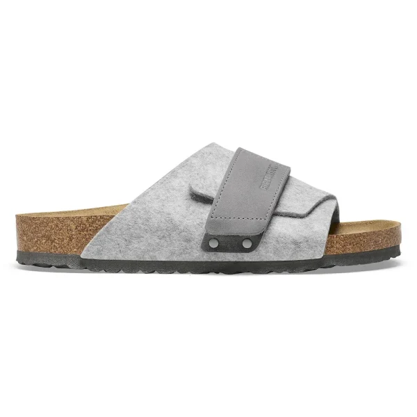Kyoto Natural Leather-Felt Light Gray - Image 7