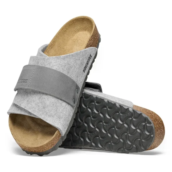 Kyoto Natural Leather-Felt Light Gray - Image 4