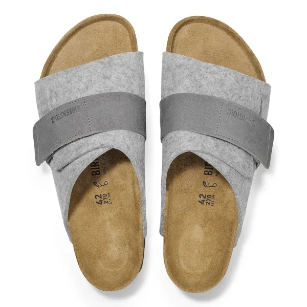 Kyoto Natural Leather-Felt Light Gray - Image 5