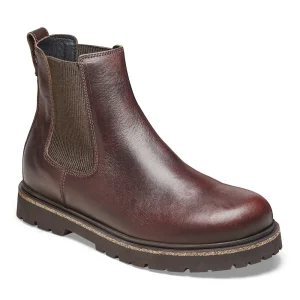 Highwood Slip On Men Leather Chocolate