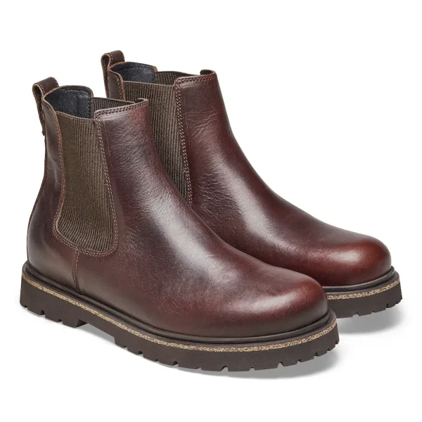 Highwood Slip On Men Leather Chocolate - Image 6