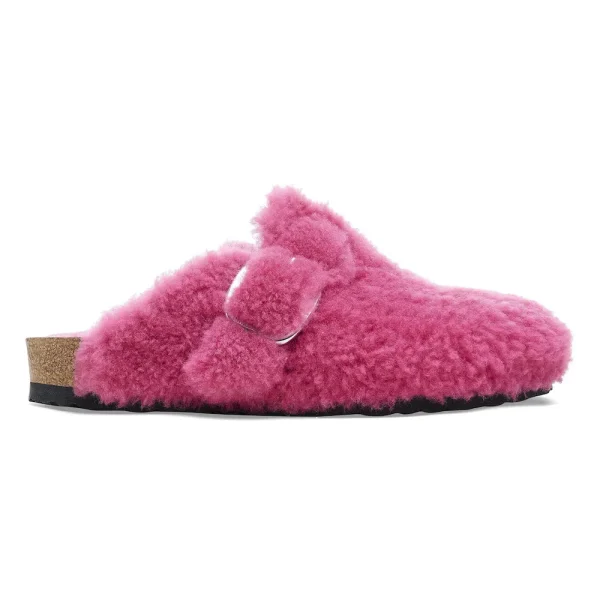 Boston Big Buckle Shearling Fuchsia Tulip - Image 5