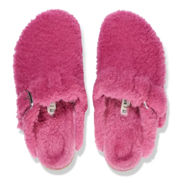 Boston Big Buckle Shearling Fuchsia Tulip - Image 3
