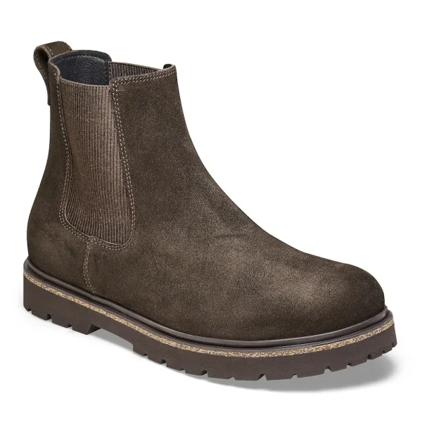 Highwood Slip On Men Suede Leather Mocha