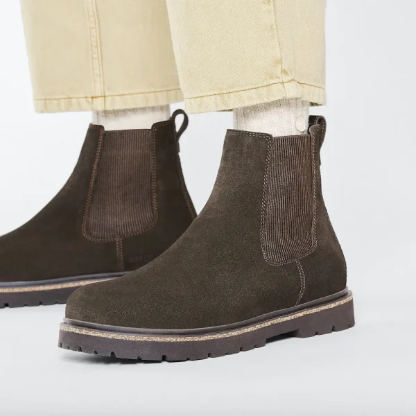 Highwood Slip On Men Suede Leather Mocha - Image 3