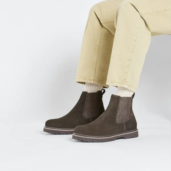 Highwood Slip On Men Suede Leather Mocha - Image 2