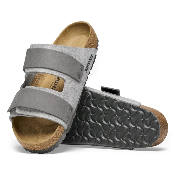 Uji Natural Leather-Felt Light Gray - Image 4