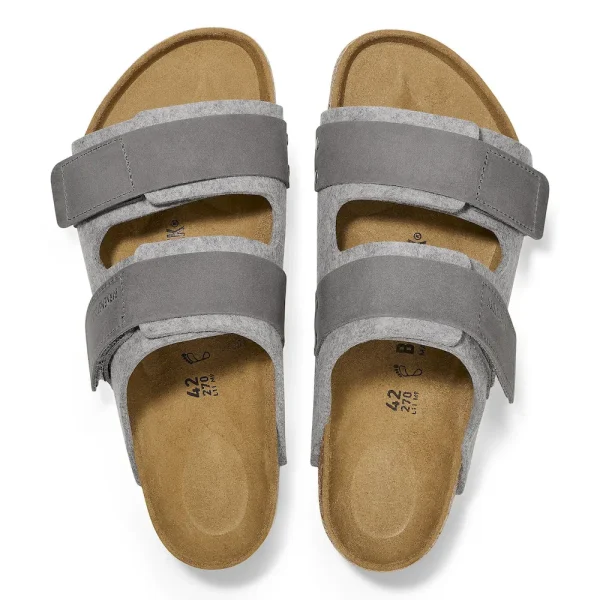Uji Natural Leather-Felt Light Gray - Image 5