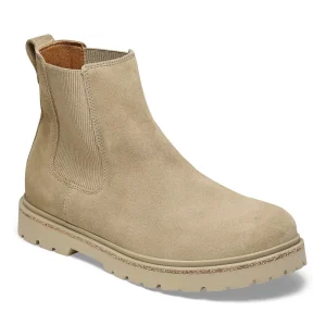 Highwood Slip On Men Suede Leather Taupe