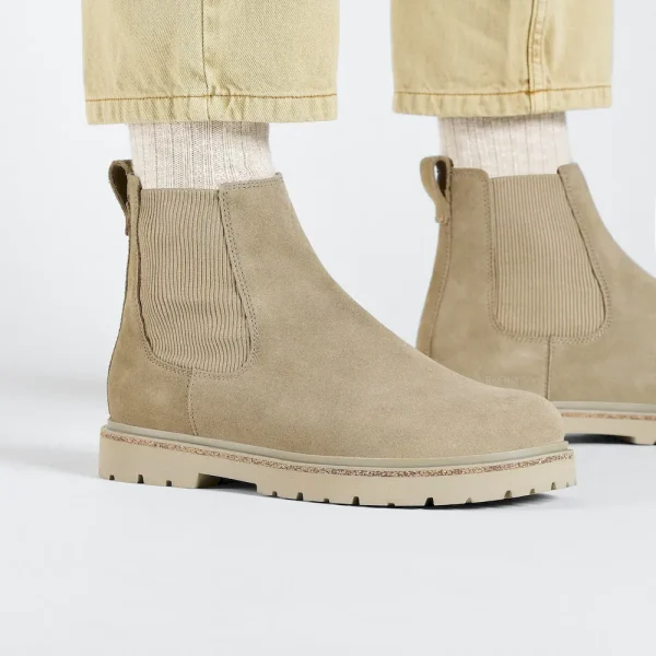 Highwood Slip On Men Suede Leather Taupe - Image 3