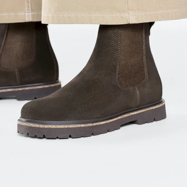 Highwood Slip On Women Suede Leather Mocha - Image 3