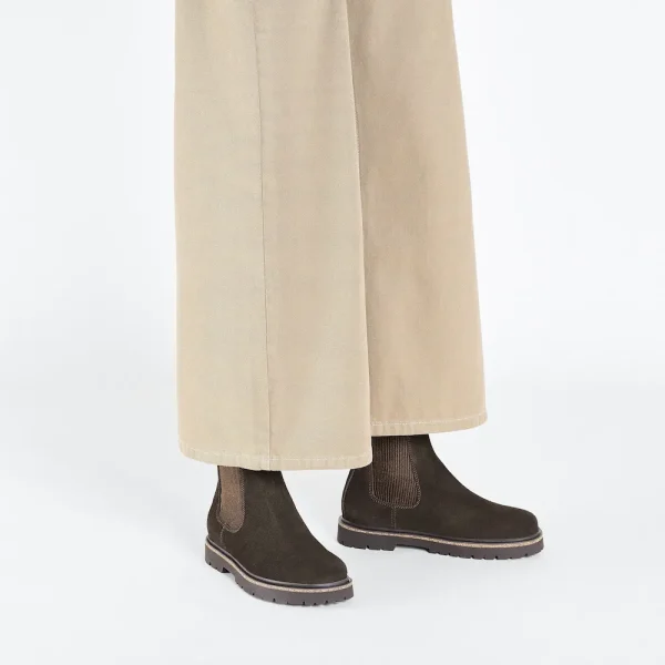 Highwood Slip On Women Suede Leather Mocha - Image 2