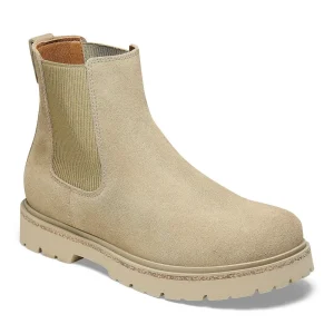 Highwood Slip On Women Suede Leather Taupe