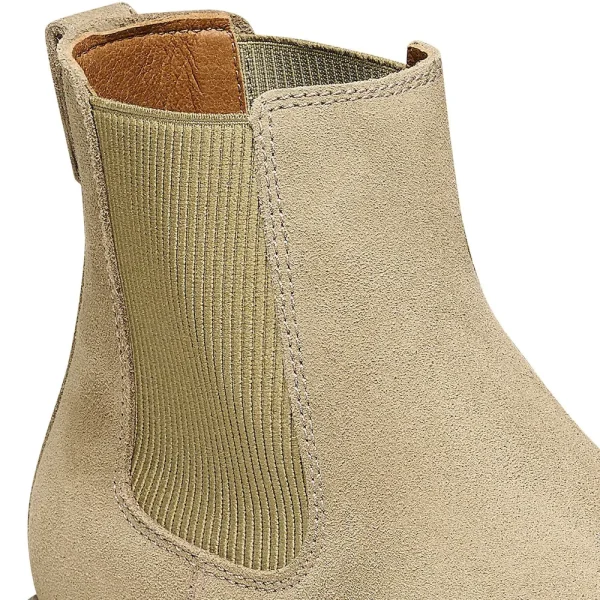 Highwood Slip On Women Suede Leather Taupe - Image 8