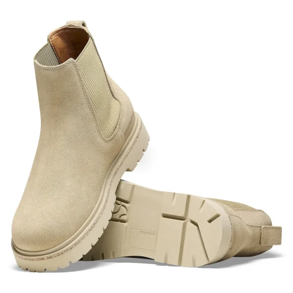 Highwood Slip On Women Suede Leather Taupe - Image 4