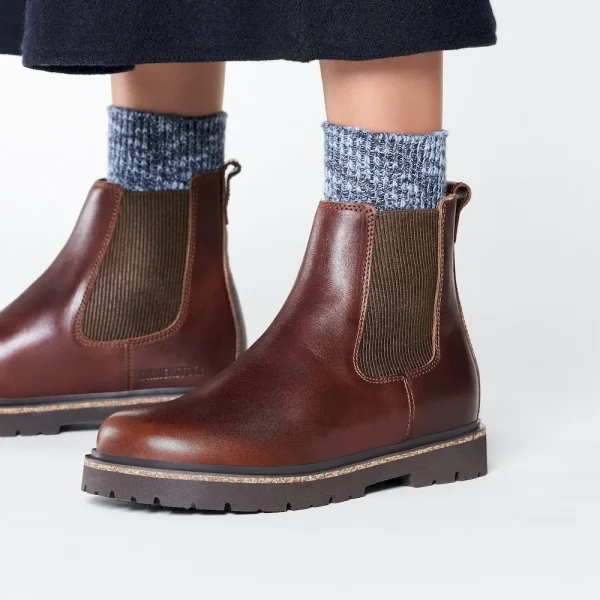 Highwood Slip On Women Leather Chocolate - Image 3