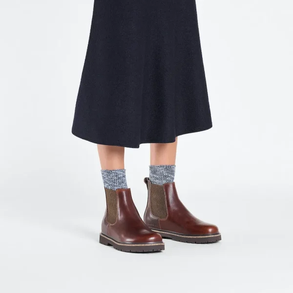 Highwood Slip On Women Leather Chocolate - Image 2