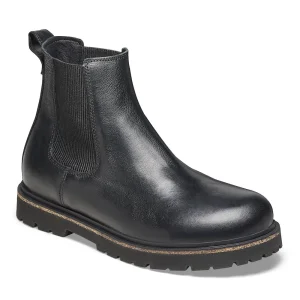 Highwood Slip On Men Leather Black