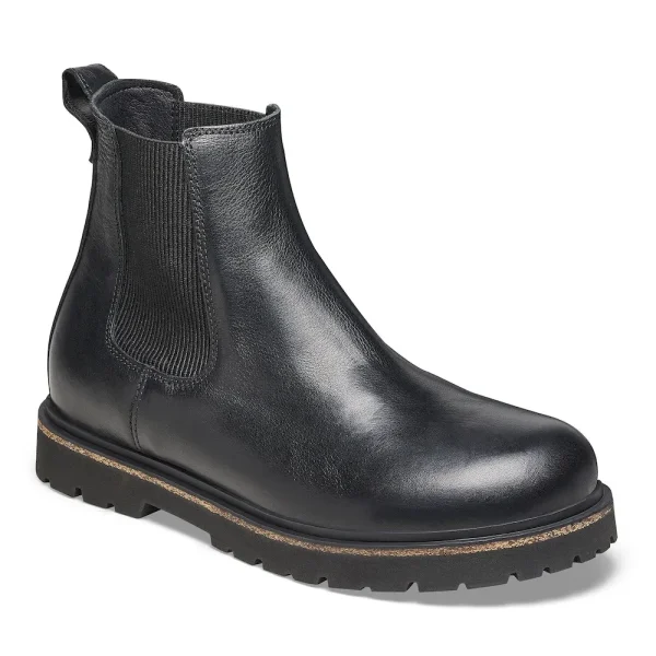 Highwood Slip On Men Leather Black