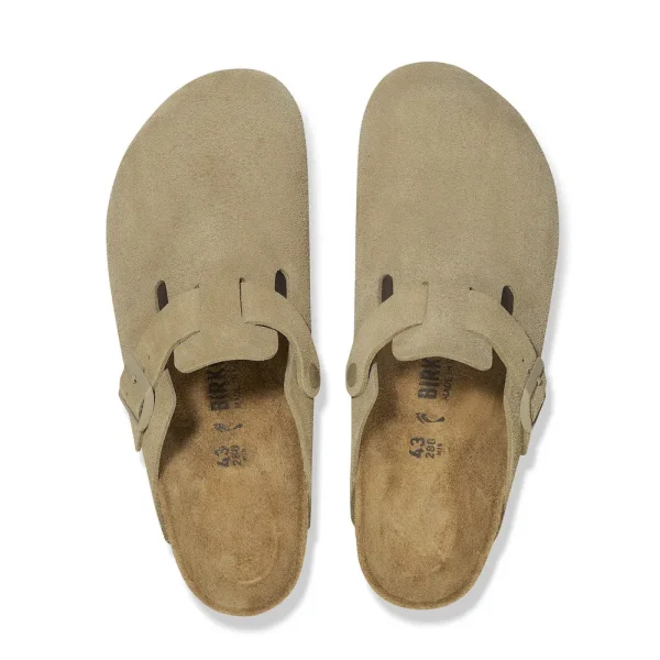 Boston Suede Leather Faded Khaki - Image 3