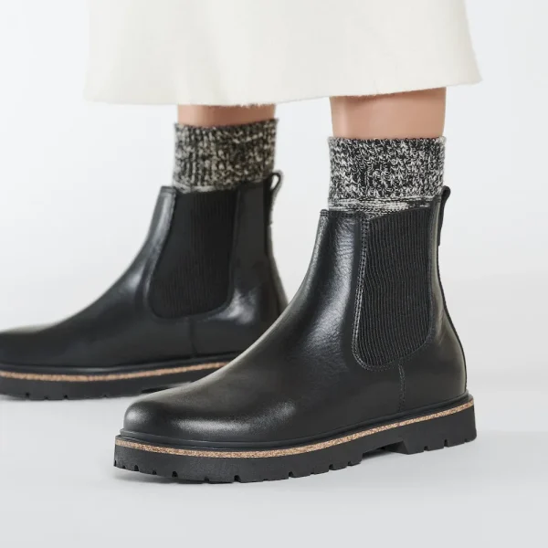 Highwood Slip On Women Leather Black - Image 3