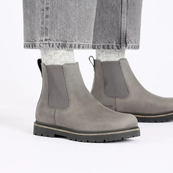 Highwood Slip On Mid Women Nubuck Leather Graphite - Image 3