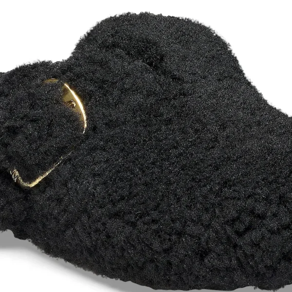 Boston Big Buckle Shearling Black Gold - Image 8