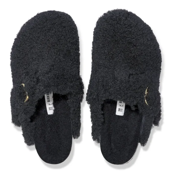 Boston Big Buckle Shearling Black Gold - Image 5