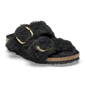 Arizona Big Buckle Shearling Black Gold