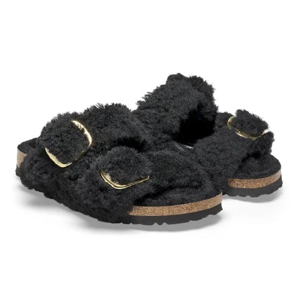 Arizona Big Buckle Shearling Black Gold - Image 6