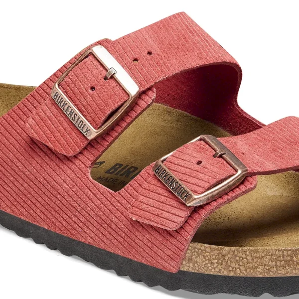 Arizona Suede Embossed Corduroy Sienna Red - Image 10