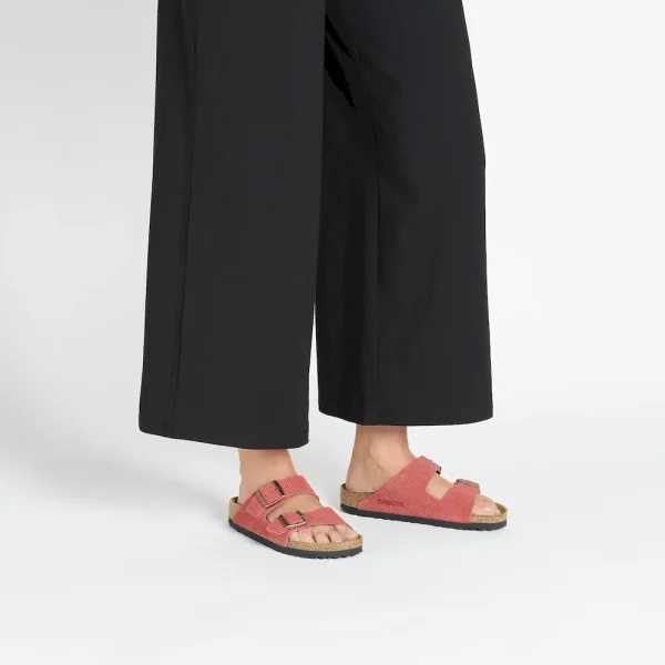 Arizona Suede Embossed Corduroy Sienna Red - Image 2