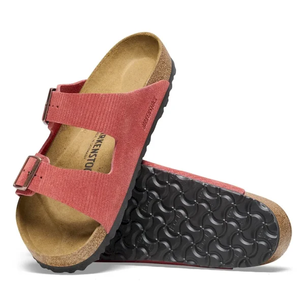 Arizona Suede Embossed Corduroy Sienna Red - Image 6