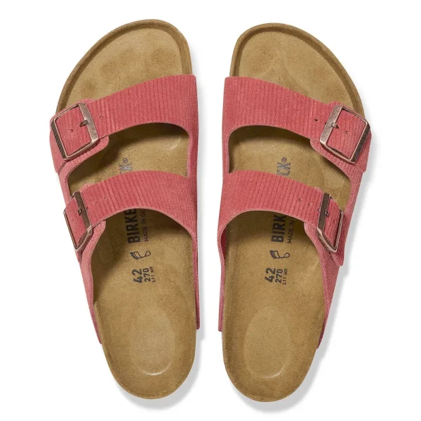 Arizona Suede Embossed Corduroy Sienna Red - Image 7