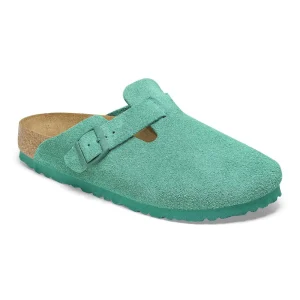Boston Suede Leather Digital Green