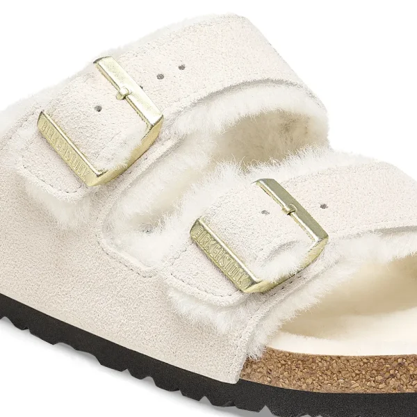 Arizona Shearling Suede Leather Antique White - Image 8