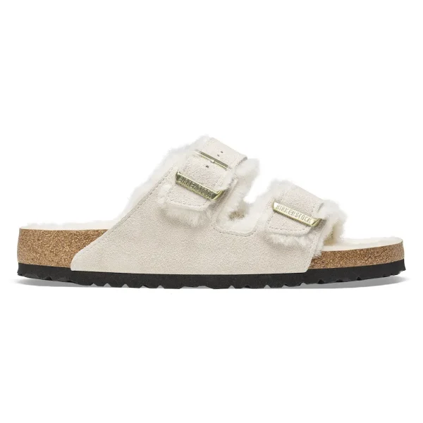 Arizona Shearling Suede Leather Antique White - Image 7