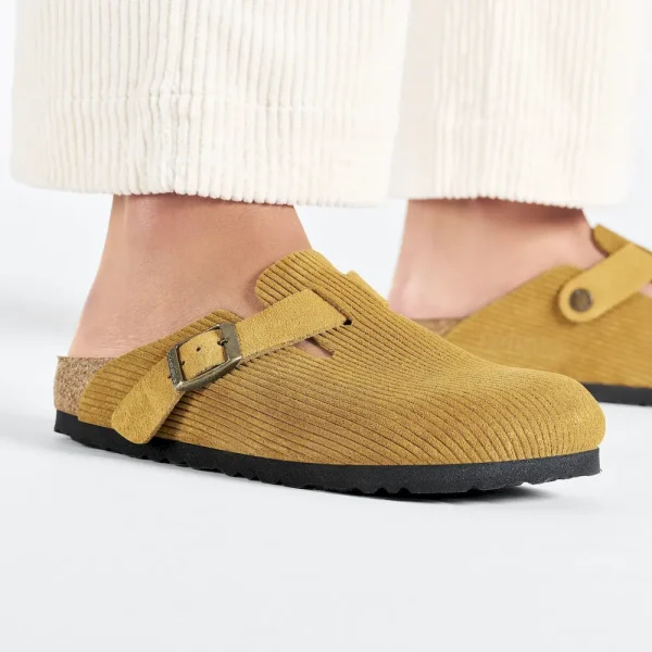 Boston Suede Embossed Corduroy Cork Brown - Image 4