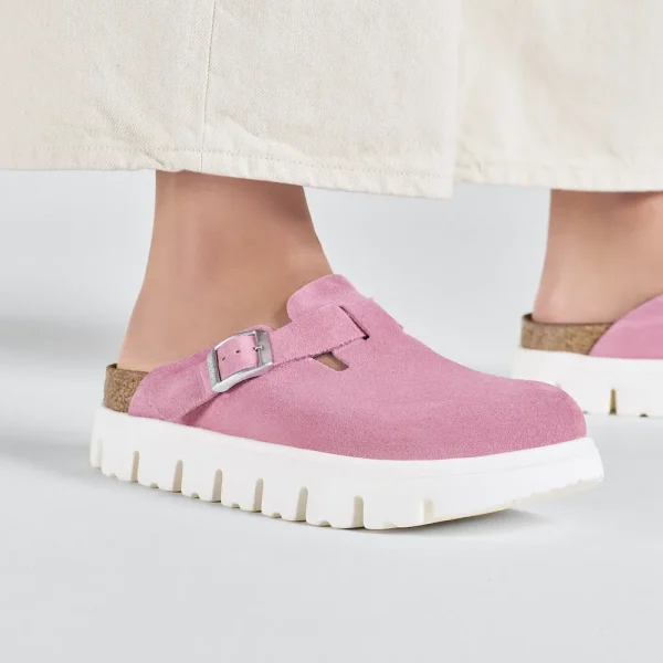 Boston Chunky Suede Leather Candy Pink - Image 3