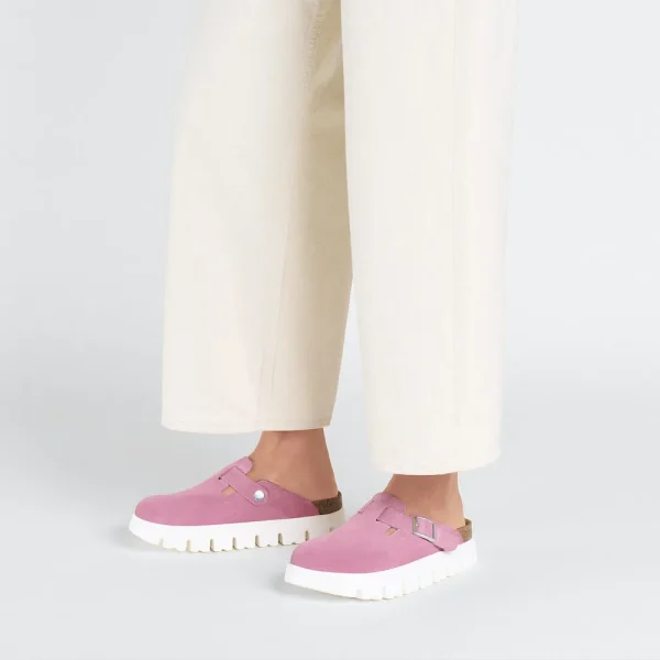 Boston Chunky Suede Leather Candy Pink - Image 2